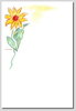 Sonnenblumen-Briefpapier