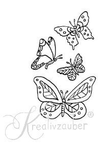 Schmetterlinge Stempel
