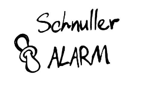 Stempel "Schnuller Alarm"