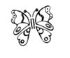 Stempel "Filigraner Schmetterling"