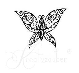 Stempel 'Papillon Schmetterling'