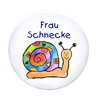Ansteck Button Patchwork - Schnecke