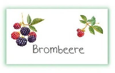 21 Aufkleber für Marmelade etc.★ Brombeere ★