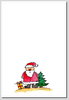 digitales Briefpapier Weihnachtsmann