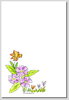 digitales Briefpapier Frühlingsblumen