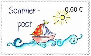 Briefmarken Segelboot