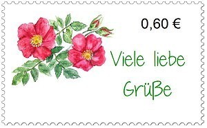 Briefmarken Heckenrose