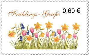Briefmarken Frühlingswiese