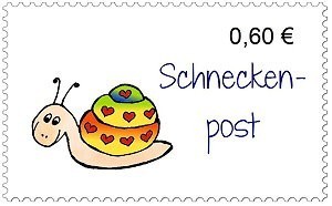 Briefmarken Schnecke