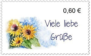 Briefmarken Sonnenblumen