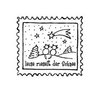 Briefmarkenstempel Leise rieselt der Schnee