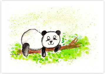 Digitale Karte Panda