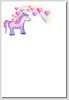 digitales Briefpapier Pony Zauber