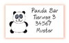 33 kleine Aufkleber Panda