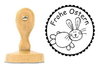 Runder Stempel ★ Frohe Ostern